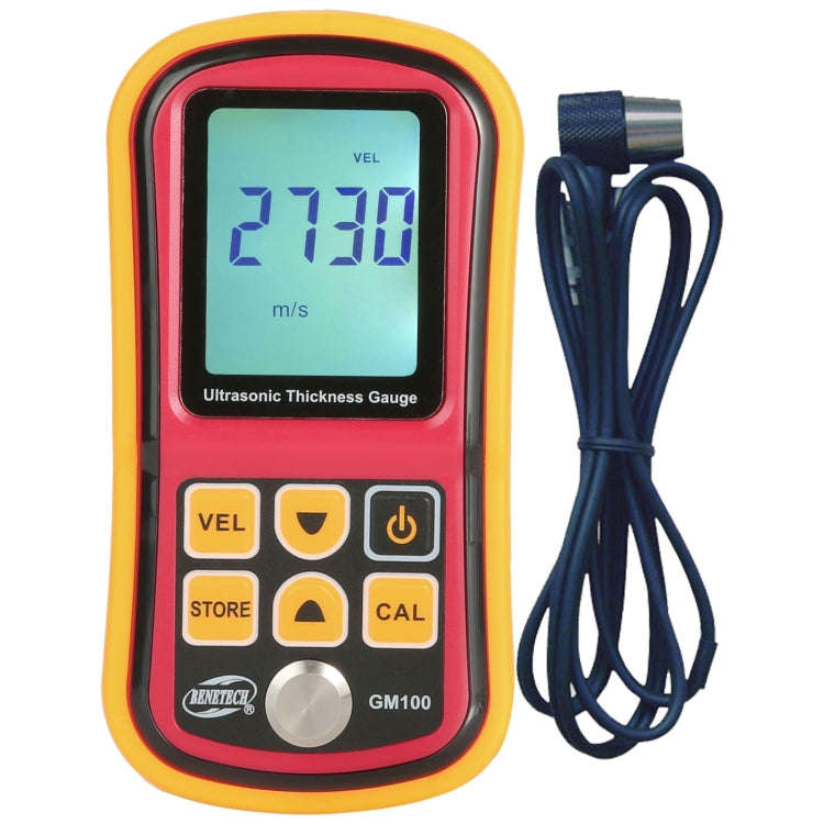 BENETECH GM-100 Ultrasonic Thickness Meter Tester Gauge Velocity 1.2~225mm(Aluminum Box Version)
