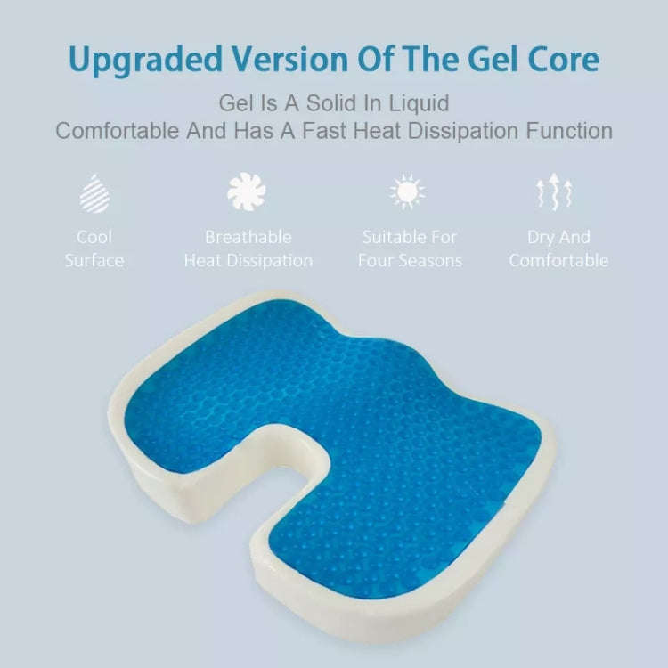Soft U-shaped cushion Ergonomic Seat, Model:Mesh Style(Black)