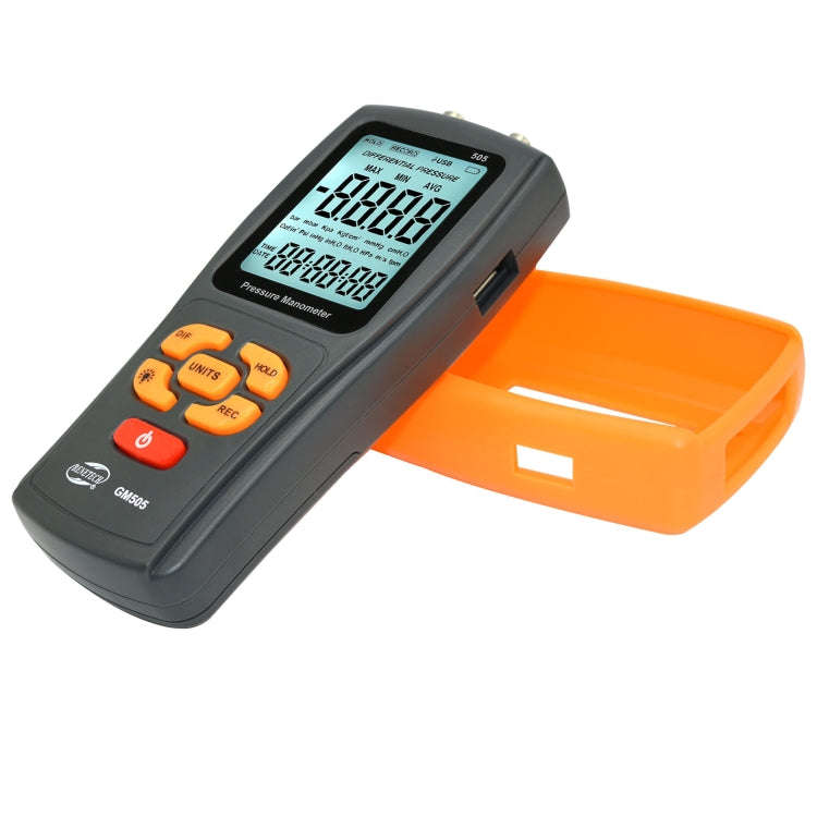 BENETECH GM505 Portable Pressure Gauge, Battery Not Included