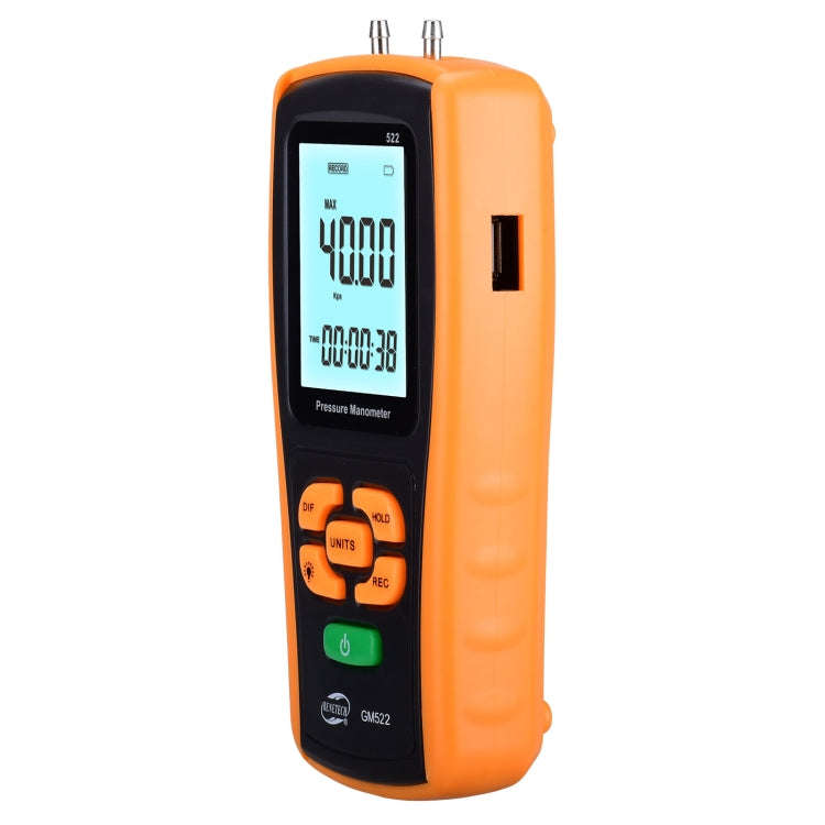 BENETECH GM522 Portable Pressure Gauge, Battery Not Included