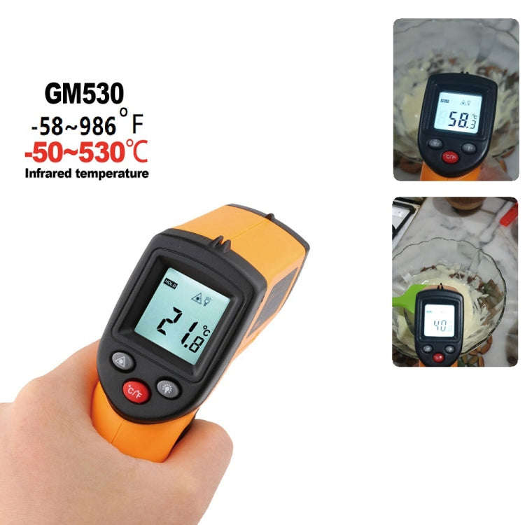 BENETECH GM530 Handheld Infrared Thermometer, Battery Not Included