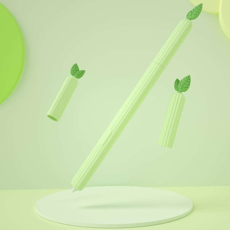 Fruit and Vegetable Shape Stylus Silicone Protective Case For Samsung Galaxy Tab S6(Avocado)