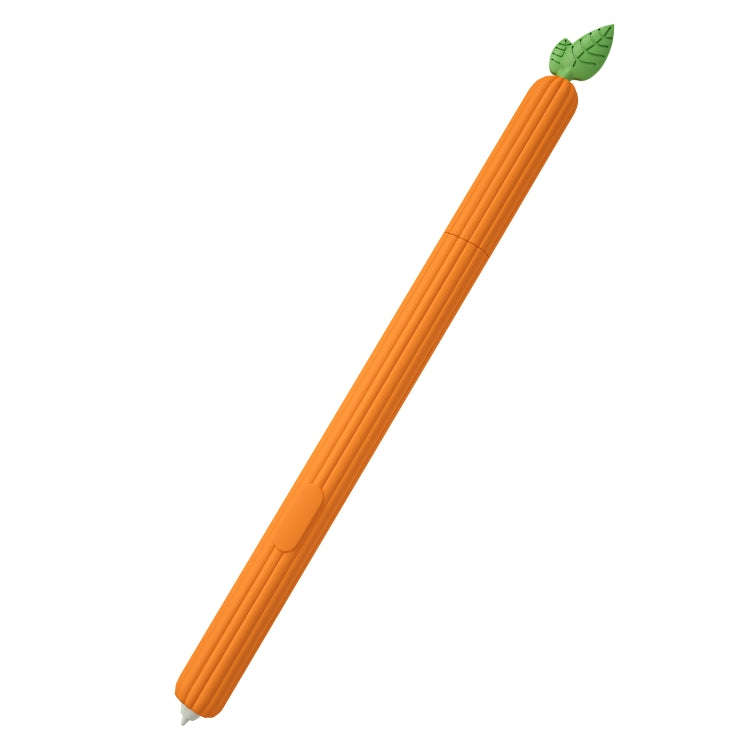 Fruit and Vegetable Shape Stylus Silicone Protective Case For Samsung Galaxy Tab S6(Carrot)
