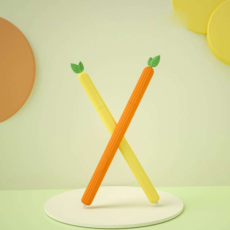 Fruit and Vegetable Shape Stylus Silicone Protective Case For Samsung Galaxy Tab S6(Carrot)