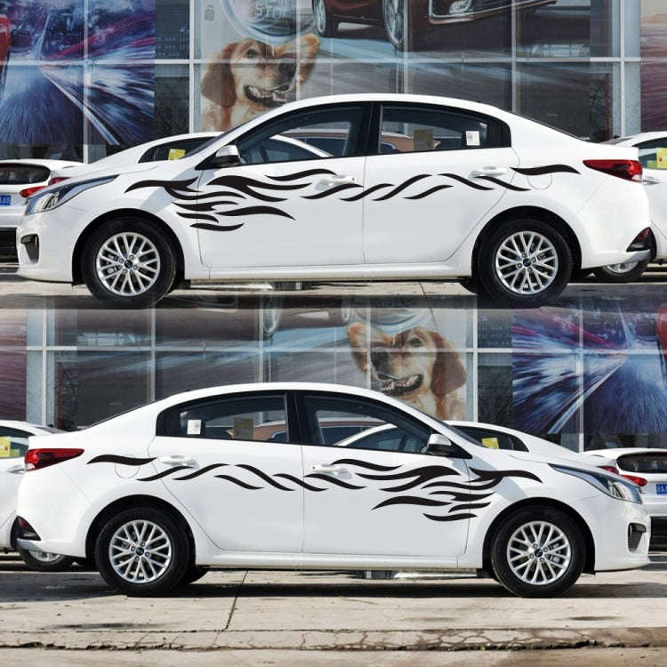2 PCS/Set D-369 Totem Pattern Car Decorative Sticker(Black)