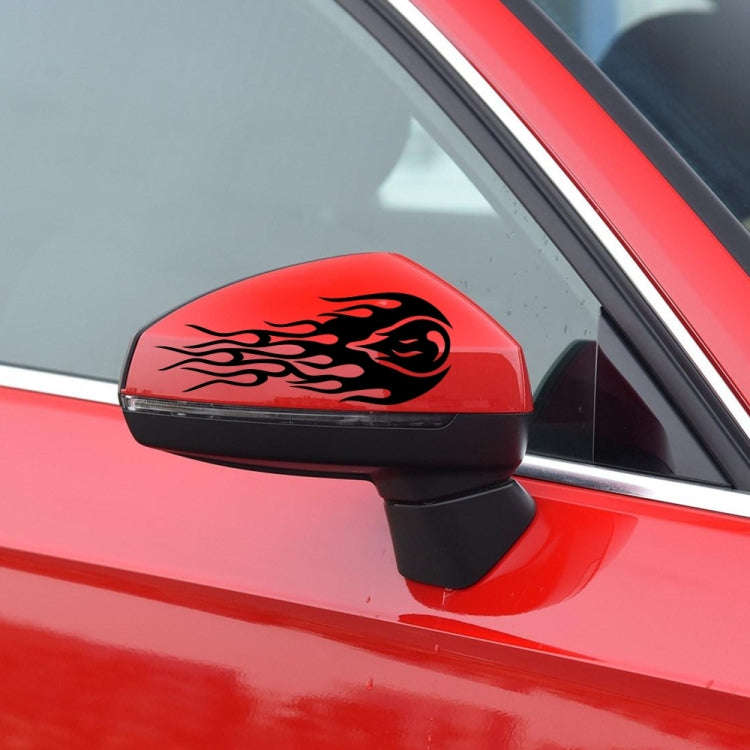 D-451 Car Modified Side Door Front Rear Bumpers Rearview Mirror Decorative Sticker(Black)