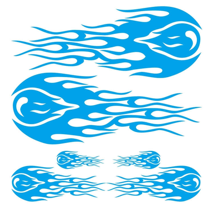 D-451 Car Modified Side Door Front Rear Bumpers Rearview Mirror Decorative Sticker(Blue)