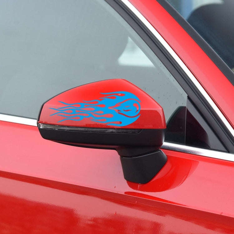 D-451 Car Modified Side Door Front Rear Bumpers Rearview Mirror Decorative Sticker(Blue)