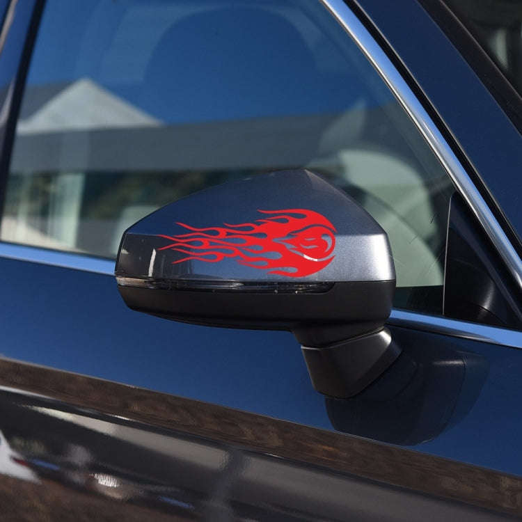 D-451 Car Modified Side Door Front Rear Bumpers Rearview Mirror Decorative Sticker(Red)