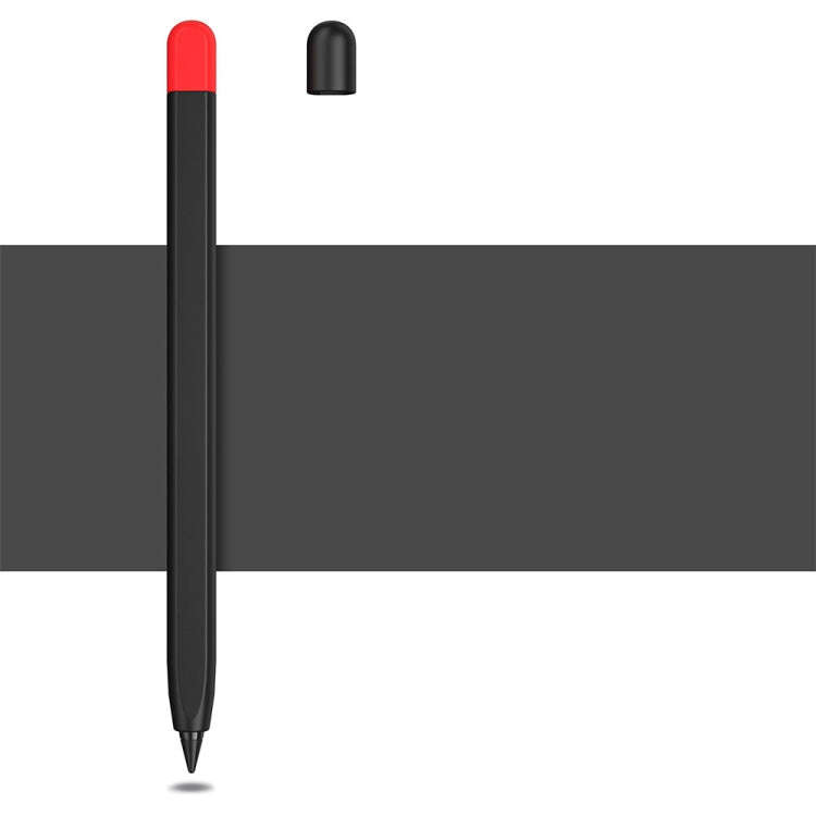 Contrasting Color Series Liquid Silicone Protective Case For Honor Magic Pencil 2(Black)