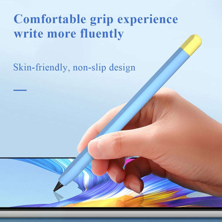 Contrasting Color Series Liquid Silicone Protective Case For Honor Magic Pencil 2(Sky Blue)
