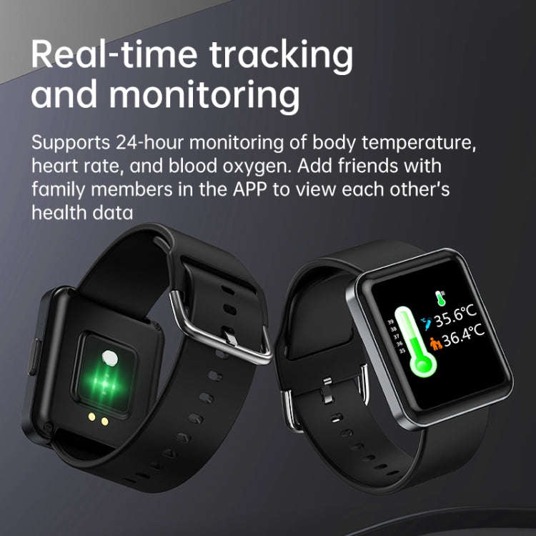 Q333 1.7 inch Screen Sports Bluetooth Smart Watch(Black)
