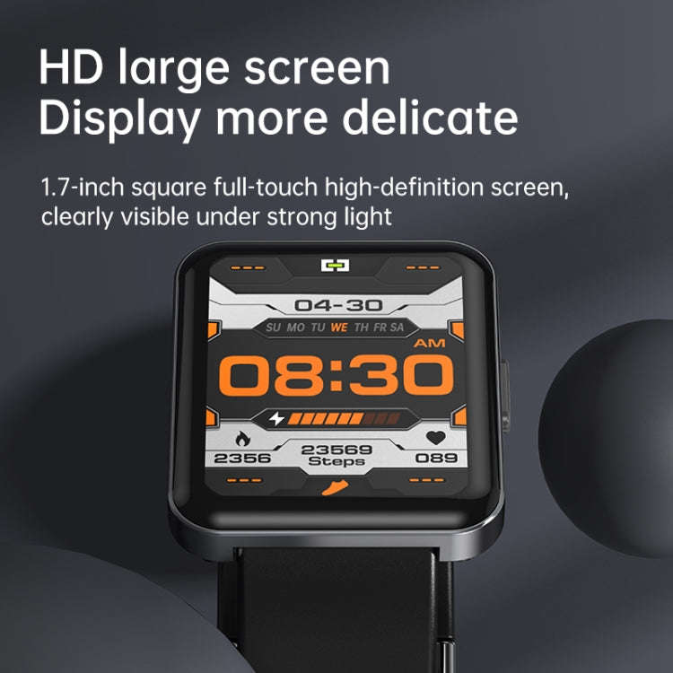Q333 1.7 inch Screen Sports Bluetooth Smart Watch(Black)