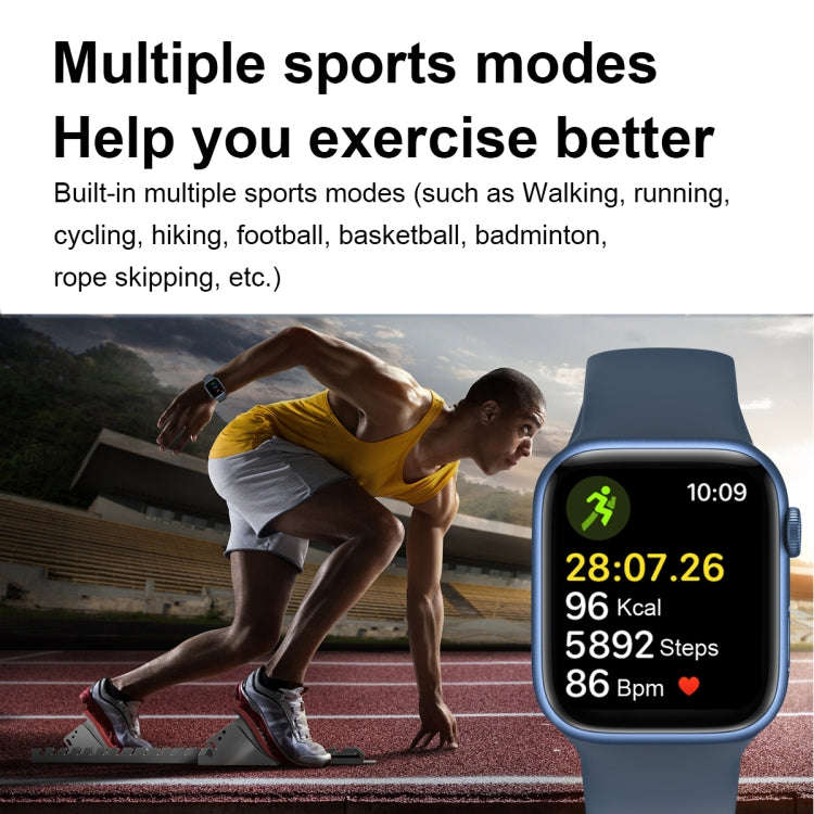PW17 1.92 inch TFT Screen Smart Health Watch(White)