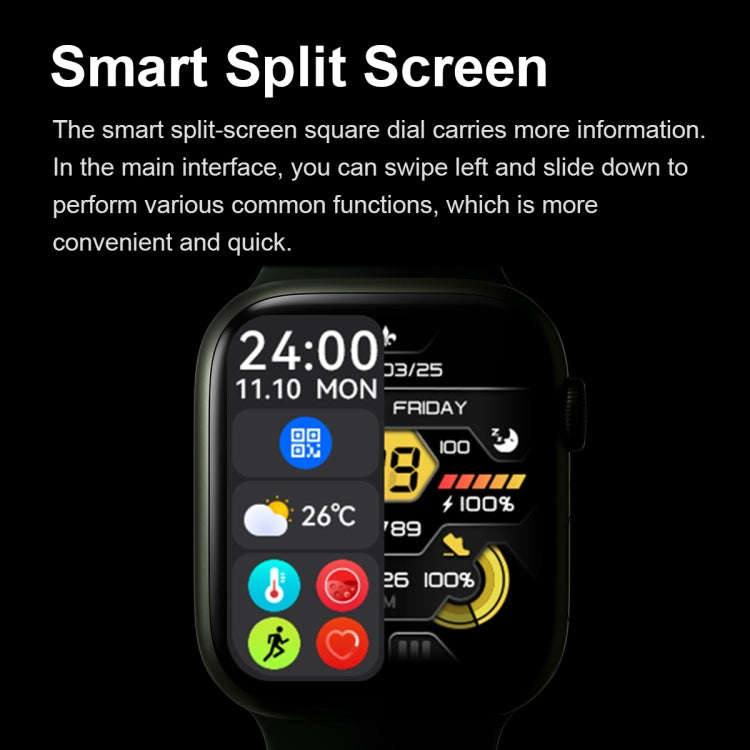 PW17 1.92 inch TFT Screen Smart Health Watch(White)