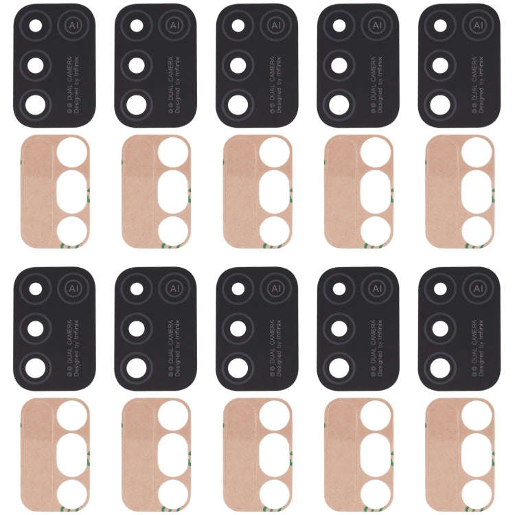 For Infinix Hot 10 Play/Smart 5 India X688C X688B X688C 10pcs Back Camera Lens