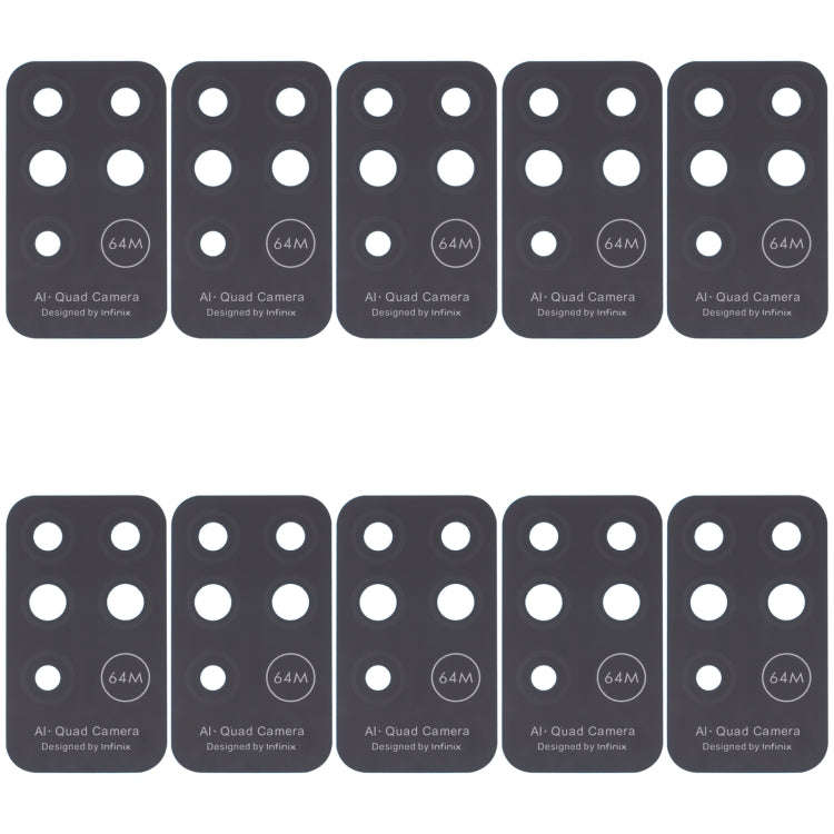 For Infinix Note 8 X692 10pcs Back Camera Lens