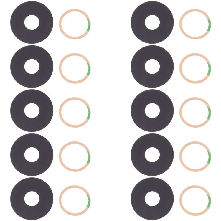 For Infinix Hot 11s X6812 X6812B 10pcs Back Camera Lens