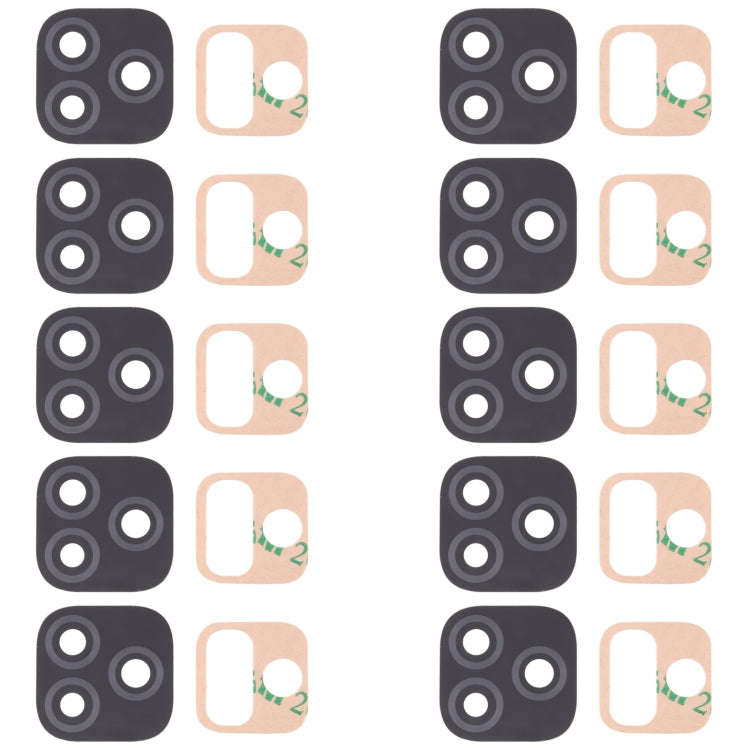 10 PCS Back Camera Lens For Itel P36/P36 Pro