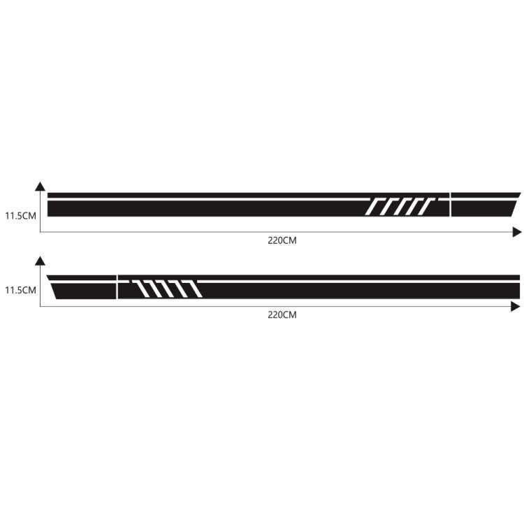D-655 Universal Car Modified Decorative Sticker(Black)