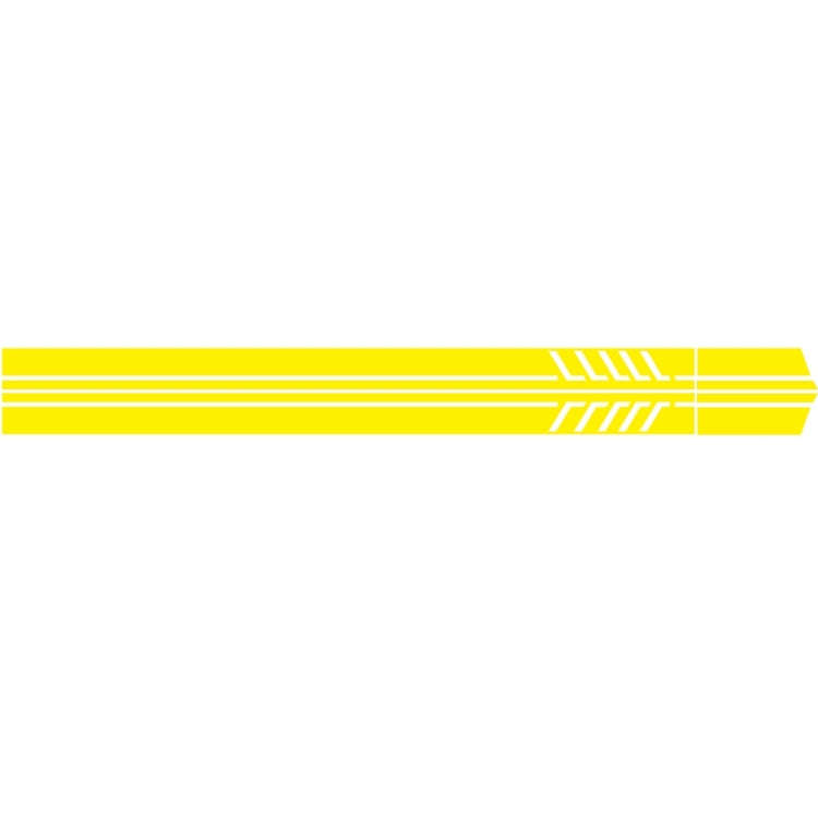 D-655 Universal Car Modified Decorative Sticker(Yellow)