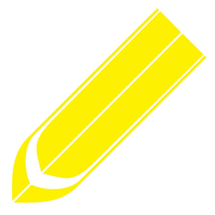 D-711 Stripe Pattern Car Modified Hood Decorative Sticker(Yellow)