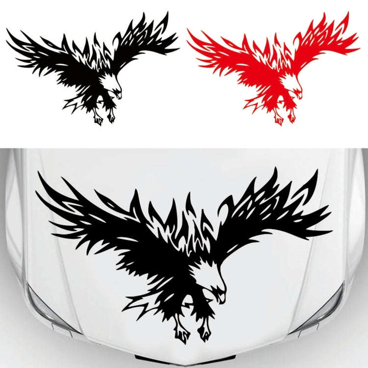 D-733 Eagle Pattern Car Modified Hood Decorative Sticker(Yellow)