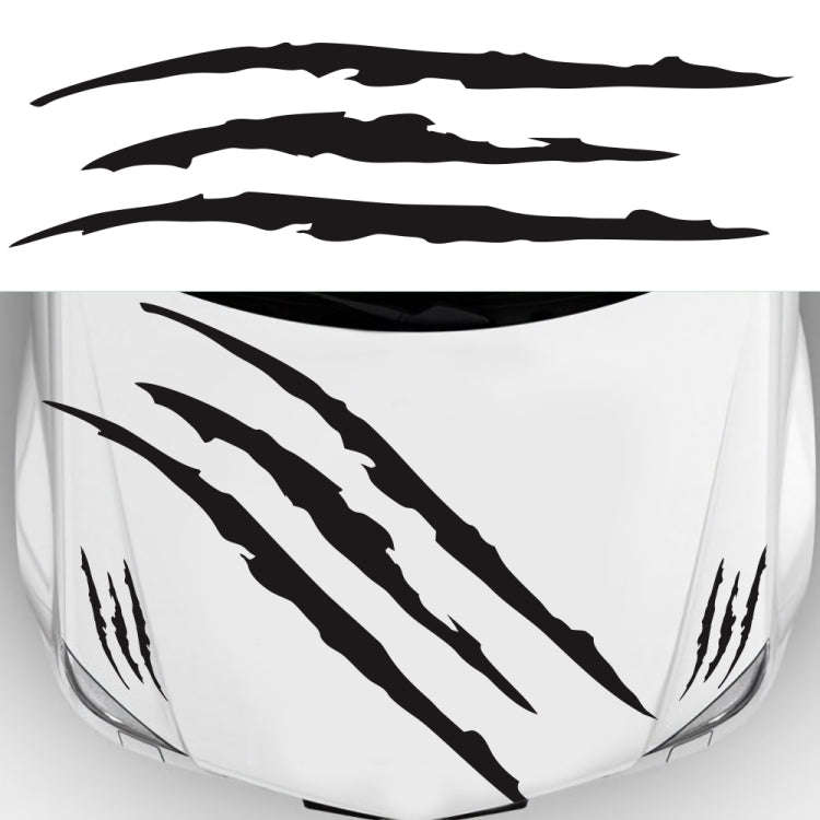 D-865 Claw Scratches Pattern Car Modified Decorative Sticker(Black)