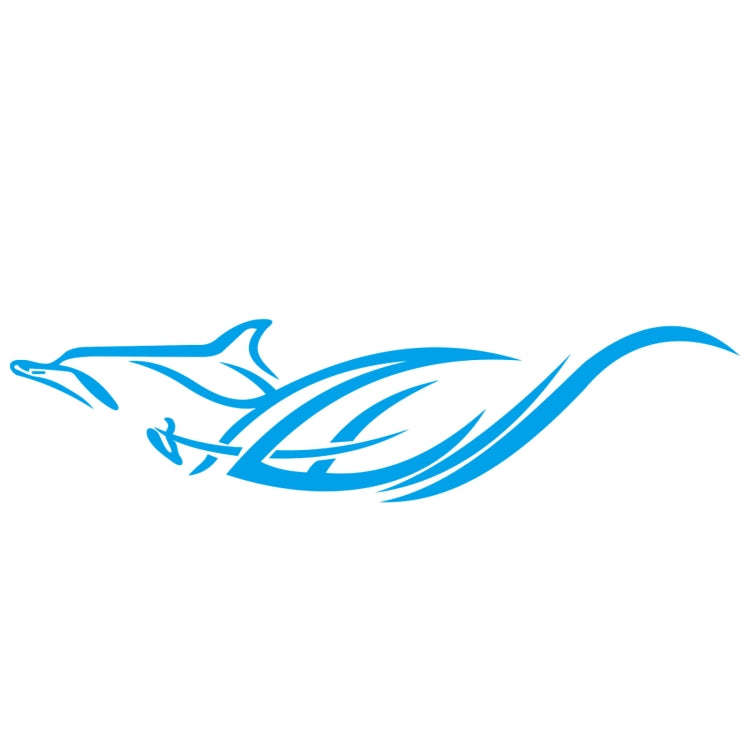 D-905 Animal Pattern Car Modified Decorative Sticker(Blue)