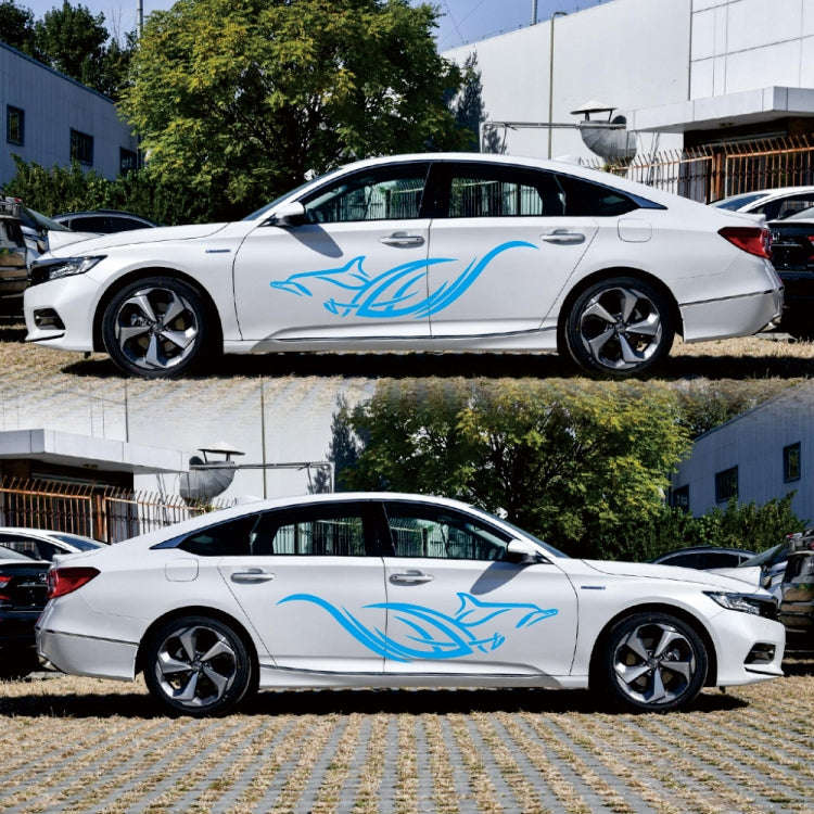 D-905 Animal Pattern Car Modified Decorative Sticker(Blue)