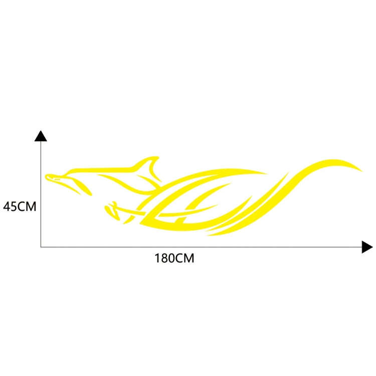 D-905 Animal Pattern Car Modified Decorative Sticker(Yellow)