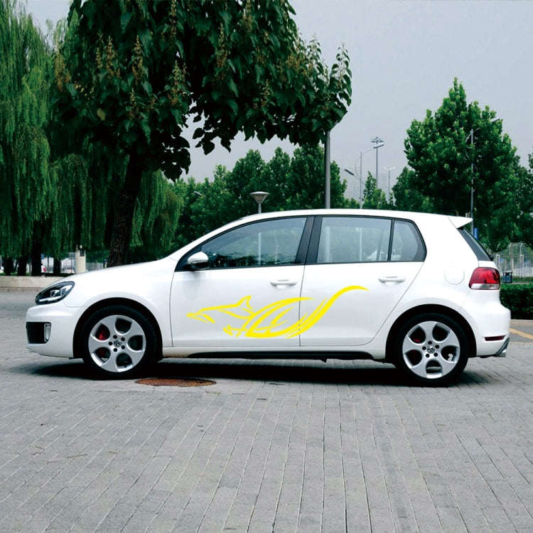 D-905 Animal Pattern Car Modified Decorative Sticker(Yellow)