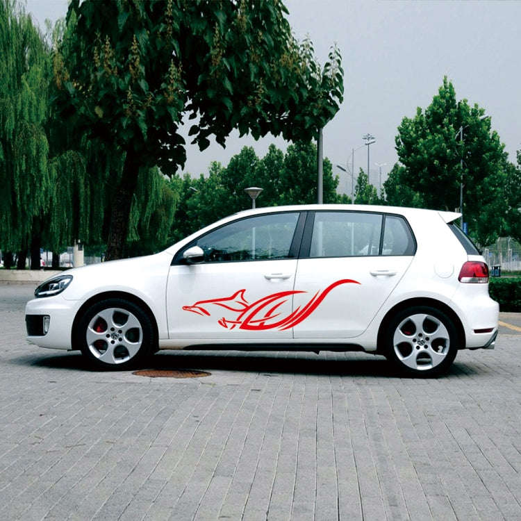 D-905 Animal Pattern Car Modified Decorative Sticker(Red)