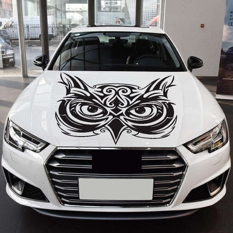 D-921 Eagle Totem Pattern Car Modified Decorative Sticker(Black)