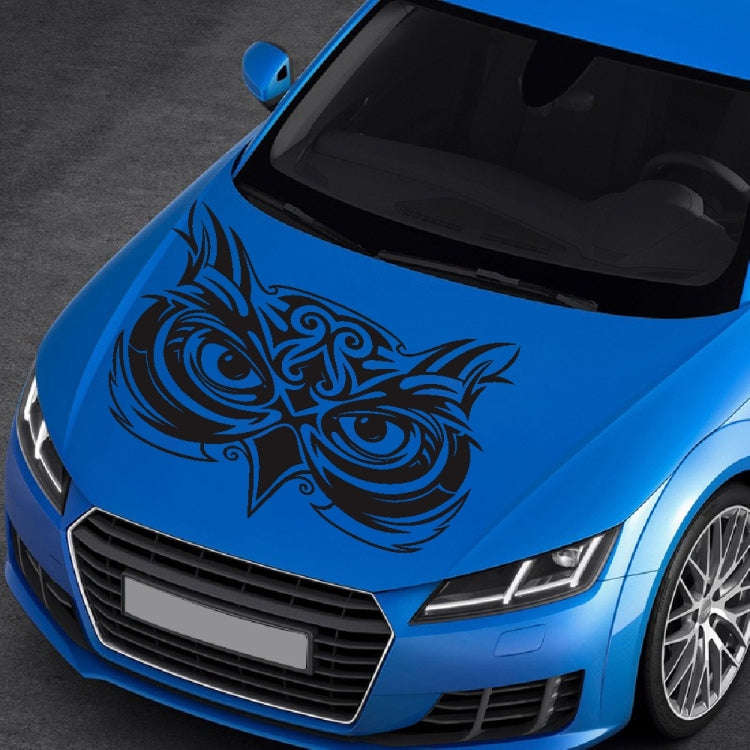 D-921 Eagle Totem Pattern Car Modified Decorative Sticker(Black)