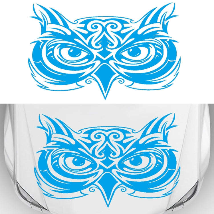 D-921 Eagle Totem Pattern Car Modified Decorative Sticker(Blue)