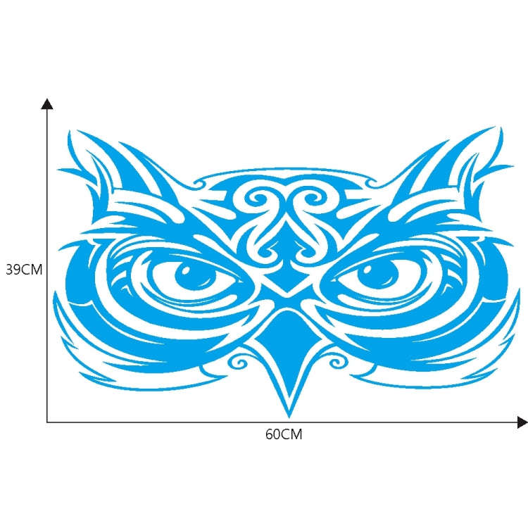 D-921 Eagle Totem Pattern Car Modified Decorative Sticker(Blue)