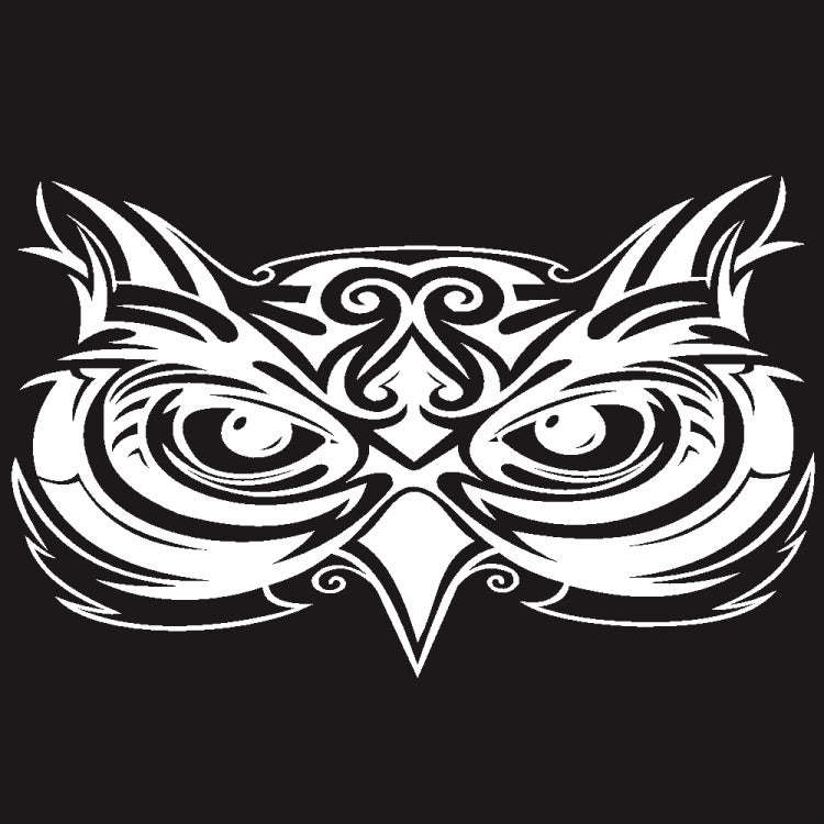 D-921 Eagle Totem Pattern Car Modified Decorative Sticker(White)