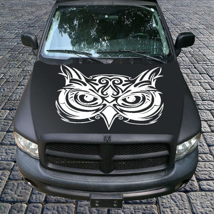 D-921 Eagle Totem Pattern Car Modified Decorative Sticker(White)