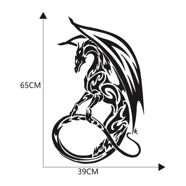 D-931 Pterosaur Pattern Car Modified Decorative Sticker(Black)
