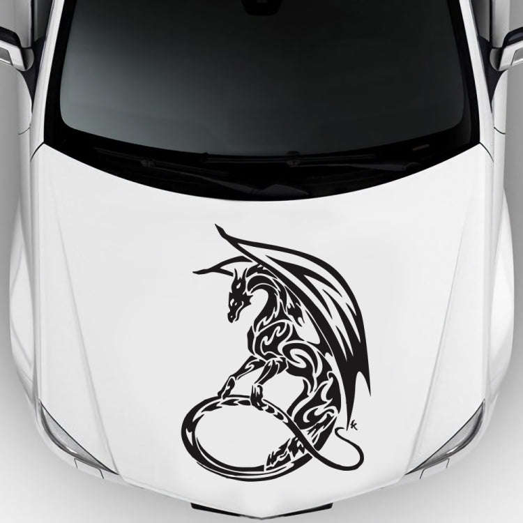 D-931 Pterosaur Pattern Car Modified Decorative Sticker(Black)