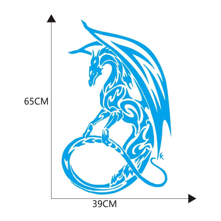 D-931 Pterosaur Pattern Car Modified Decorative Sticker(Blue)