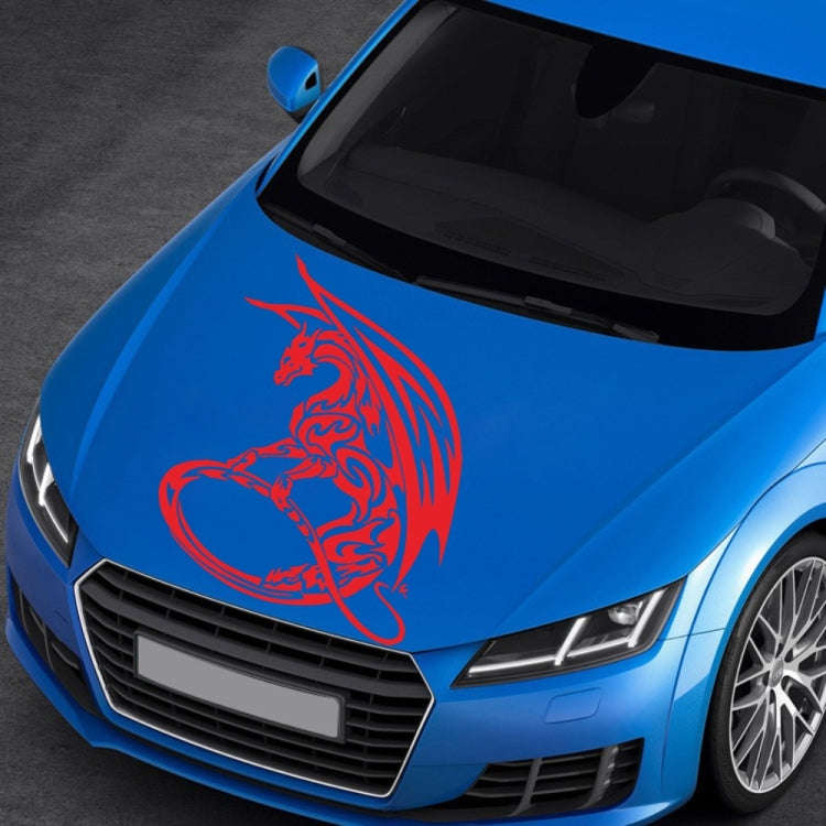 D-931 Pterosaur Pattern Car Modified Decorative Sticker(Red)