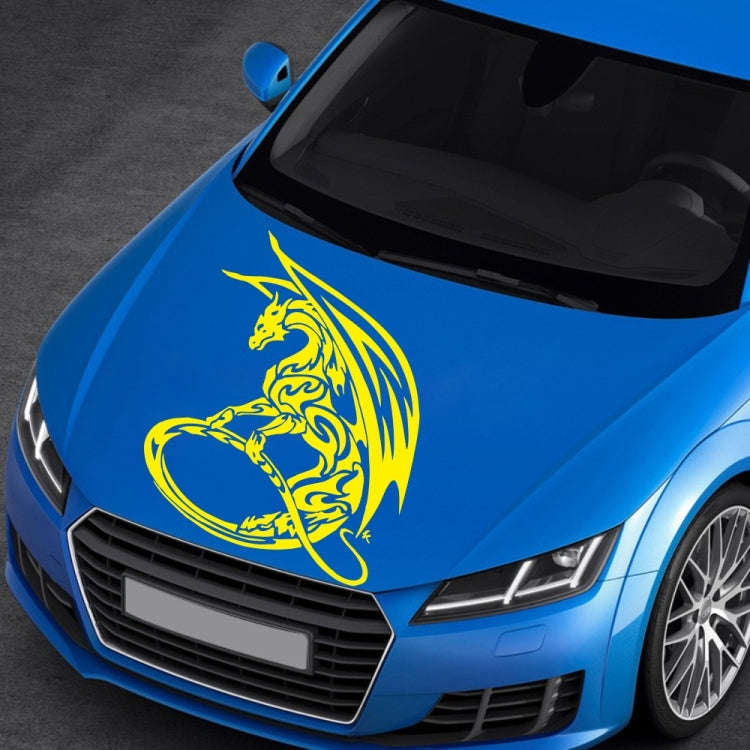 D-931 Pterosaur Pattern Car Modified Decorative Sticker(Yellow)