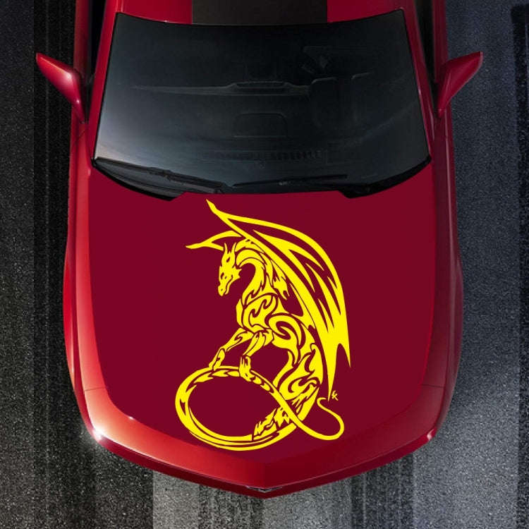 D-931 Pterosaur Pattern Car Modified Decorative Sticker(Yellow)