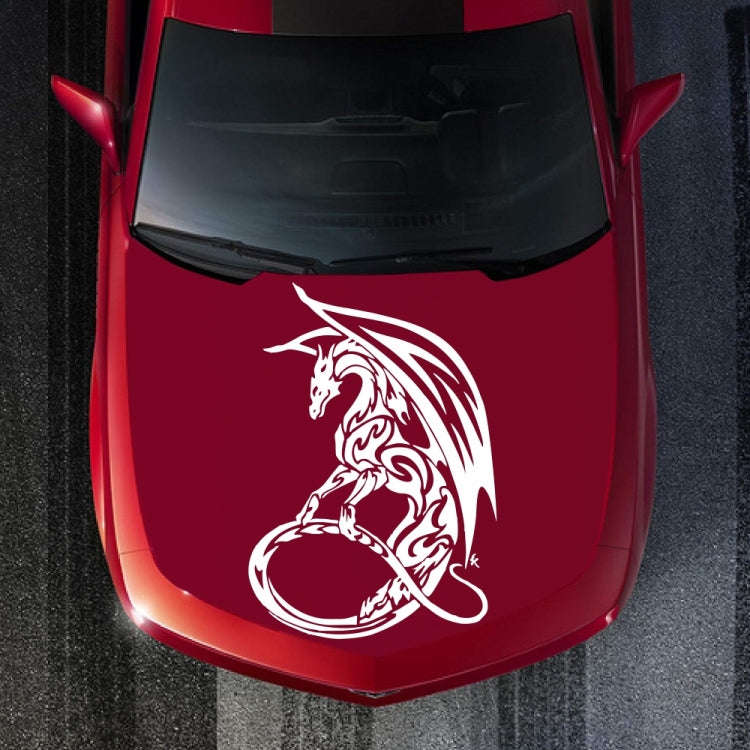 D-931 Pterosaur Pattern Car Modified Decorative Sticker(White)