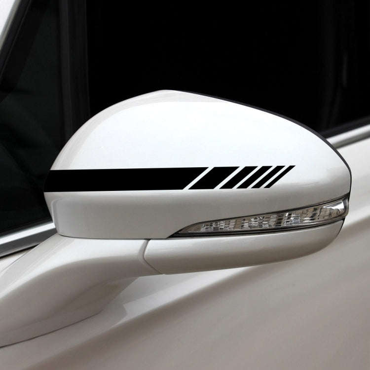 D-936 Stripe Pattern Car Modified Decorative Sticker(Black)