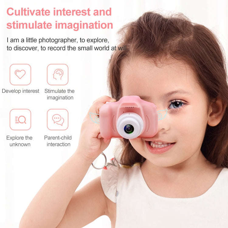 X2S 2.0 Inch LCD Screen Mini Children Camera Digital Camera, Resolution:800W(Green)