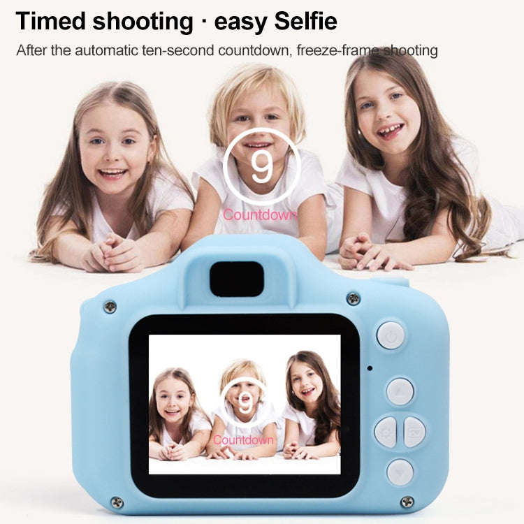 X2S 2.0 Inch LCD Screen Mini Children Camera Digital Camera, Resolution:800W(Green)