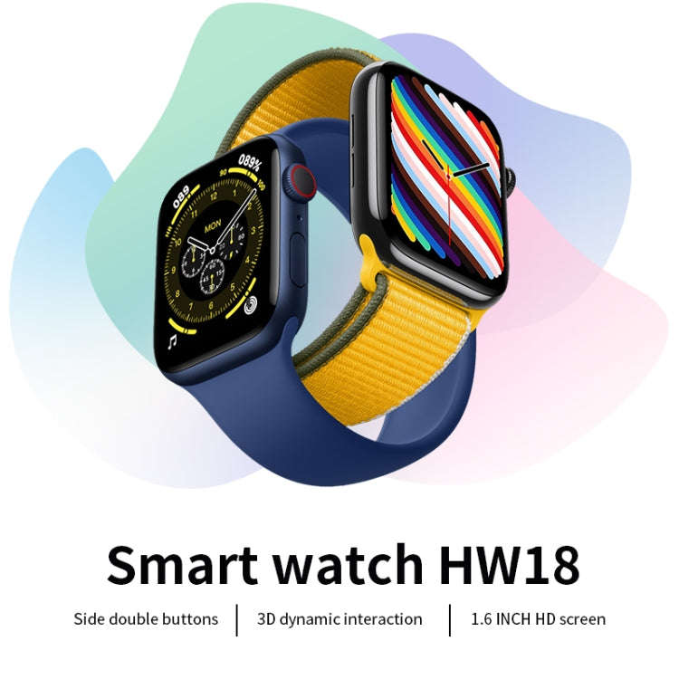 HW18 1.6 inch TFT Screen Smart Watch, Support Bluetooth Call / 3D Dynamic UI Interaction(Purple)